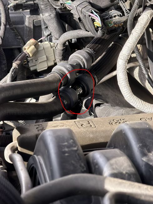 2015 Ford F-150 heater hose repair in Pace